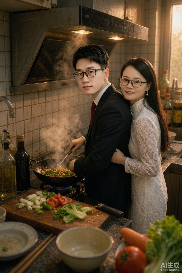 《底气》镜头：厨房做饭，夫妻相伴